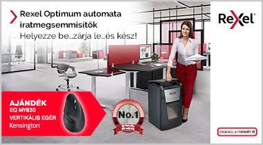 Semmisítsen meg többet, kevesebb idő alatt a Rexel Optimum iratmegsemmisítőkkel!