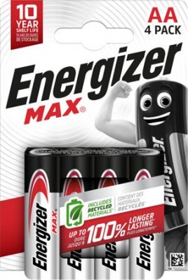 Elem, AA ceruza, 4 db, ENERGIZER "Max"