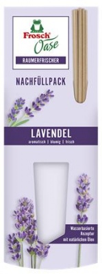 Légfrissítő, 90 ml, utántöltő, FROSCH "Oase", levendula