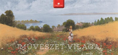 Naptár, asztali, álló, DAYLINER "Művészet világa"