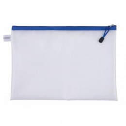 Irattartó tasak, cipzáras, A4, 343x246 mm, DONAU, kék