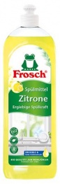 Mosogatószer, 750 ml, FROSCH, citrom