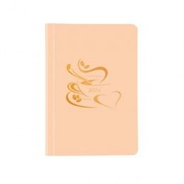 Naptár, tervező, B6, heti, TOPTIMER "Pastel", lazac